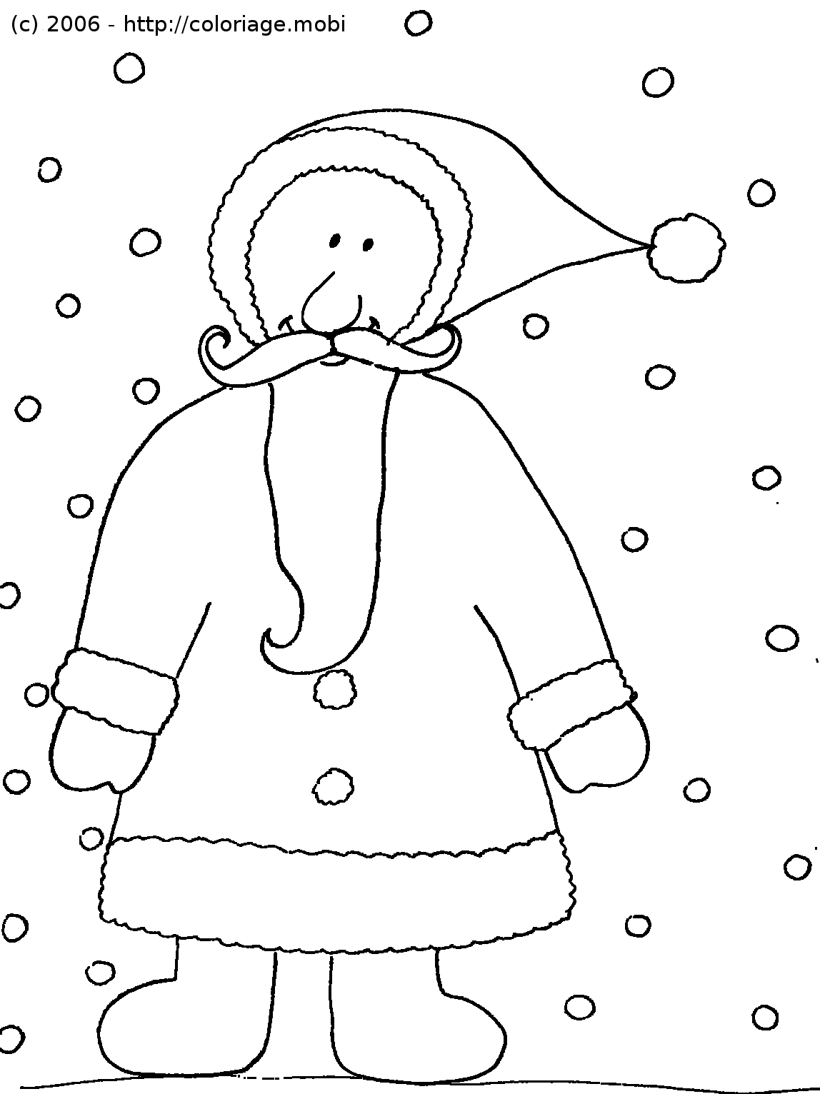COLORIAGES DE NOEL Page 3 COLORIAGES