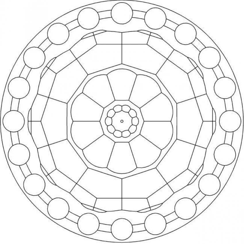 MANDALA A COLORIER - Page 3
